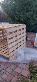Prodám dřevěnou klec na uskladnění dřeva - 2