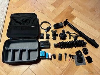 GoPro hero 10 black + max lens mod + příslušenství - 2