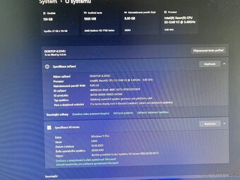 PC sestava – Xeon E3-1240 v2 (ekvivalent i7-3770), 8GB RAM, - 2
