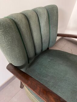 Retro křeslo, vhodné na renovaci - 2