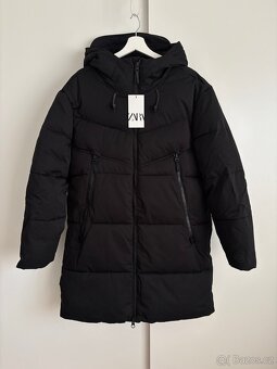 Dlouhá prošívaná zimní bunda Zara L - 2