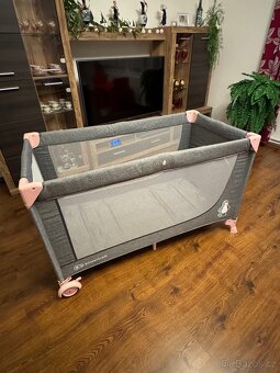 Cestovní postýlka Kinderkraft Joy + matrace 8cm - 2