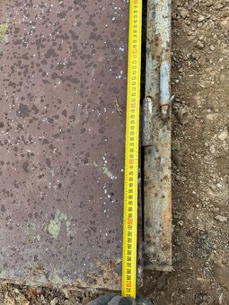 Prodám ocelové dvojité dveře s rámem - 2