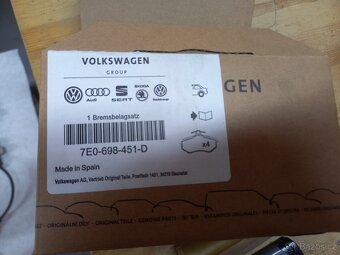 Vw transporter T5  brzdové destičky zadní - 2