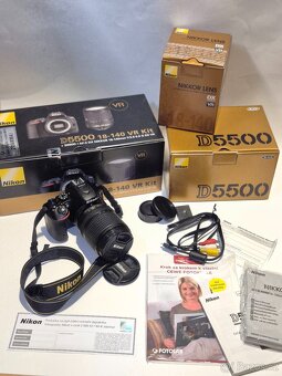 NIKON D5500 + 18-105 a zdarma poukázky - 2