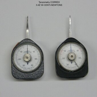 Tenzometry CORREX - 4ks, tloušťkoměr ZPS 0-10mm - 2