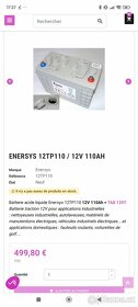 Trakční baterie Enersys Powerbloc 12 TP 140Ah, 12V - 2