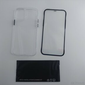 iPhone 12/12 Pro. Pouzdro průhledné + ochranné sklo. - 2