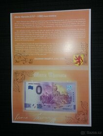 bankovky Marie Terezie a Franz Joseph I. v UNC sběratelském - 2