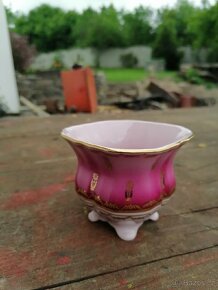 Růžový ozdobný porcelan - 2