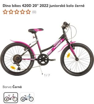 Dino bikes 20" Aurelia juniorské kolo zánovní - 2