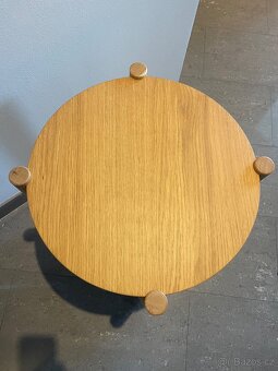 LISTERBY odkládací stolek, dýha dub, 50 cm - 2