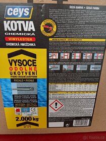 Chemická kotva 300ml 9 ks - 2
