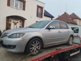 Mazda BK 3 2007 80KW 1,5 TDI veškeré náhradní díly - 2