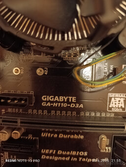 GIGABYTE H110-D3A + I5-6400 + 16GB RAM - 2