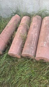 4 ks palisád, výška 80cm, průměr 20cm. - 2