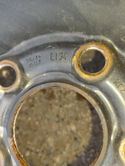 Plechová kola 5x100 R15 - 2