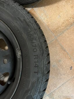 Zimni pneu 165/70R14 na Skoda Fabia - 2