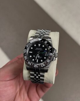 Hodinky Seiko mod GMT master Bruce Wayne - 2
