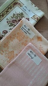 Retro ubrusy, lněné ubrousky, vánoční utěrky... - 2