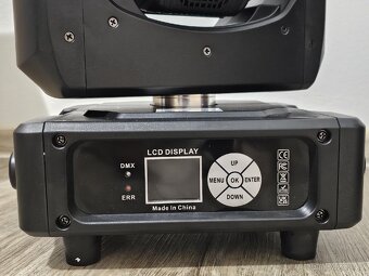 Otočné hlavy Beam 230W – výbojkové, nové (2 ks) - 2