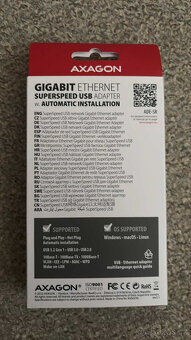 Nový Gigabit Ethernet adaptér Axagon ADE-SR (USB 3.0/3.2, 1 - 2