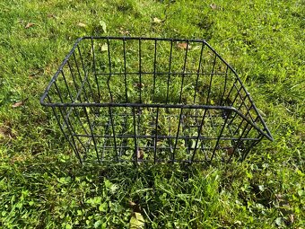 Košík na zadní nosič velký černý - 2