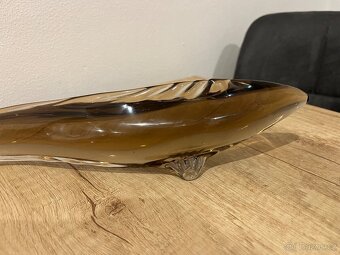 Skleněná ryba - úhoř, hutní sklo - 2