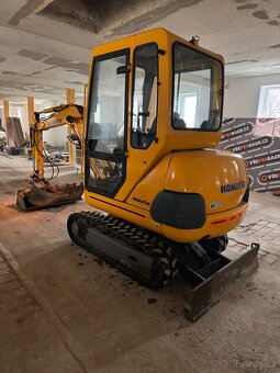 Minibagr Komatsu PC27 3x lzice - 2