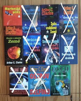 A.C.Clarke + další autoři sci-fi - 2