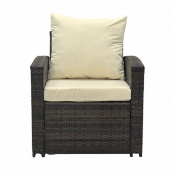 Set zahradního nábytku  stolek, 2 x křesla, 2 x sedačka - 2