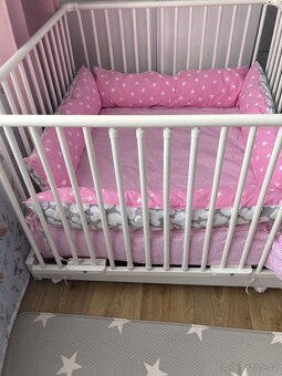 Velká polohovací postýlka pro dvojčátka - 2