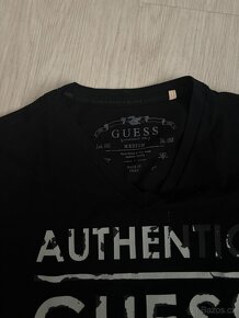 Pánské tričko černé, Guess, vel.M - 2