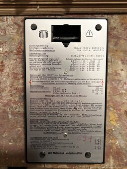 Analógový multimeter VEB Vielfachmes - 2