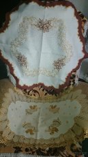 Vánoční ubrusy, baňky, svíčky, svícny,... - retro. - 2