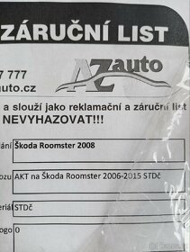 Autokoberce textilní Škoda Roomster nové - 2