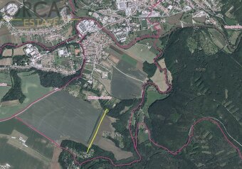 Prodej podílu 1960 m2 na pozemcích v k.ú. Němčice u Ivančic - 2