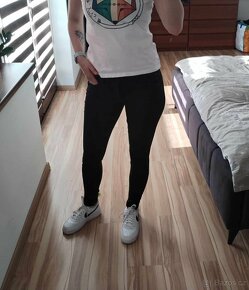 Dámské skinny rifle džíny Pepe Jeans Pixie černé 27-28/30 - 2