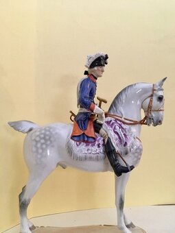 Porcelánová figurka Alte Fritz design profesor Theodor Kärne - 2