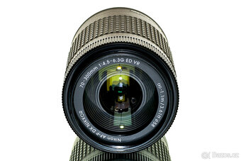 Nikon AF-P DX 70-300mm G VR + UV filtr TOP STAV - 2