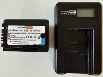 Baterie Li-Ion Power Trust VW-VBT380 3900 mAh + nabiječka - 2