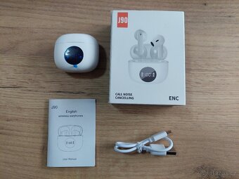 Bezdrátová sluchátka Godyse J90 – Bluetooth 5.3, ENC, IPX6 - 2