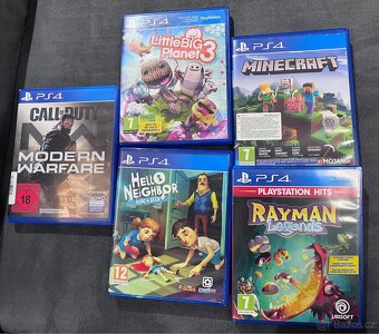 PS4 1TB slim + hry - 2