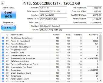Intel 1,2TB DC S3520 SATA SSD - 2