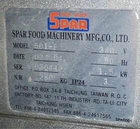 Kuchyňský robot Spar, model 50 - 2