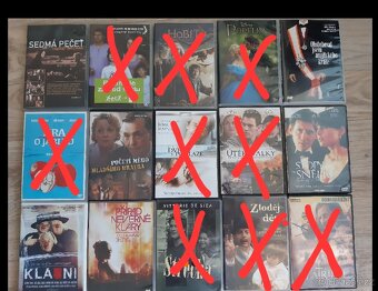 DVD filmy různé žánry. Seznam v textu. - 2