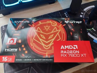 PRODÁNO - SAPPHIRE NITRO+ Radeon RX 7800 XT GAMING OC 16 GB - 2