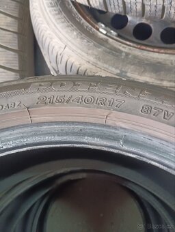 Letní pneu Bridgestone 215/40 R17 výška vzorku 7 mm - 2