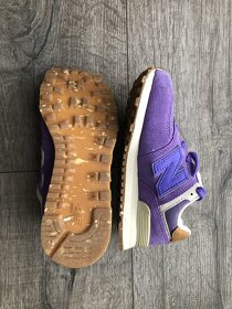 New Balance 574 Lether Purple - detska obuv - 2
