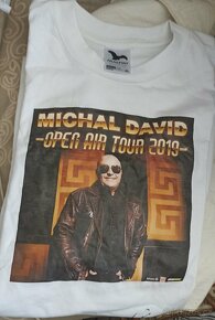 Nové tričko. Michal David s podpisem REZERVACE - 2